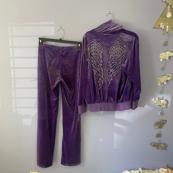 Purple Velour I Am Gia Set - Picture 2 of 3
